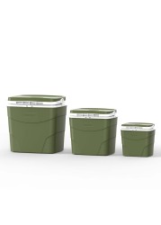 Cosmoplast 3-In-1 Chillbox Icebox IFEPCB075HG Hunter Green 4L+12L+24L