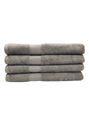 La Collection 420 GSM Cotton Bath Sheet Mid Grey 100x150cm