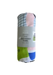 La Collection 250 GSM Polyester Digital Print Kids Hooded Towel Football 60x120cm