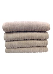 La Collection 500 GSM Cotton Zero Twist Bath Towel 22001155 Beige 100x150cm