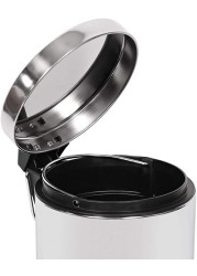 Moonlight Stainless Steel Dustbin, Pedal Bin - 3 Liter, Silver