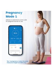 RENPHO Smart Scale for Body Weight FSA HSA Store Eligible Elis 2 Weight Scale with Pregnancy Mode, High Precision Digital Bathroom Scale Body Composition Monitor with Smart App 400 lb - Gradient