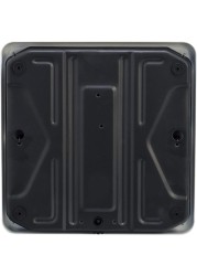 Taylor Analog Scales for Body Weight, Rotating Dial, 300 LB Capacity, Black Textured Mat with Durable Metal Platform, Easy to Clean, 10.0 x 10.0 Inches, White