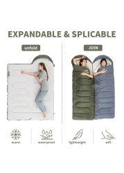 Naturehike Y150 Ultralight Cotton Sleeping Bag - Comfortable Outdoor Camping, Hiking, & Home Leisure Sleeping Bag Portable, Breathable & Lightweight