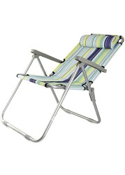 GO2CAMPS Camping Chair with Headrest-Folding Camping Chair-Picnic Chair High Quality Beach Chair for Garden Balcony or Festivals Outdoor Collapsable Chair as Fishing Chair,Festival Chair (Multicolour)