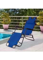 LB-20455 Folding Camping Chairs For Adults For Beach And Picnic - Dark Blue