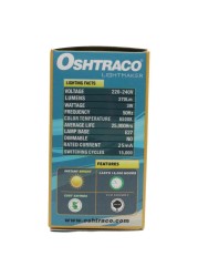 Oshtraco 3W LED Bulb E27 Cool Daylight