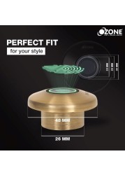 Ozone OZFL-55-F Fingerprint Access Automatic Locking System Smart Digital Furniture Lock (Antique Bronze)
