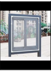 Magnetic Self-Adhesive Mosquito Net Removable Screen Window And Door Net Dark Gray Border + White Screen- 130 * 180cm