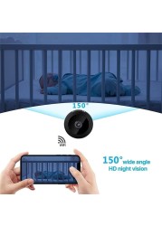 Mini Hidden Camera Wireless – Portable Nanny Camera with HD 1080P, Night Vision, and Motion Detection – Small Spy Camera for Home & Office