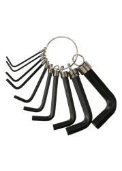 Mega Hex Key Set M-7914 1.5mm 2.0mm 2.5mm 3.0mm 3.5mm 4.0mm 5.0mm 6.0mm 8.0mm 10mm 10 PCS