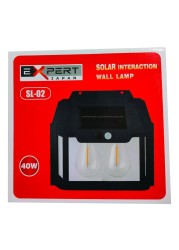 Expert 2 LED Solar Interaction Wall Lamp SL-02 Black 800lm