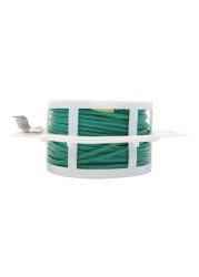 GL Plastics Coated Metal Wire Green 50m