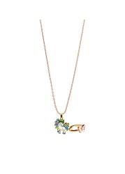 Aiwanto Girl&#39;s Necklace with Small Ring Necklace for children&#39;s Christmas Thanks Giving Gift for Kid&#39;s