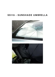 Car Windshield Sun Shade UV Rays，Car Umbrella Sun Shade Cover,Foldable Reflector Umbrella Sunshade for Cars