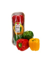 Carrefour Fresh Tri-Color Capsicums 450g