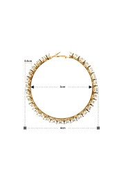 Aiwanto Hoop Earring Beautiful Earrings