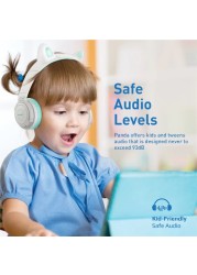 سماعة رأس لاسلكية للأطفال على طراز Kawaii من KidSafe