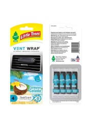Little Trees Vent Wrap Air Freshener Caribbean Colada Black