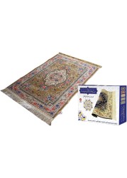 Comfortable Silk Prayer Rug Comfortable Prayer Rug Gold Color