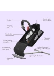TEKNUM Baby Bouncer / Recliner Seat w/ Grab Toys - Black