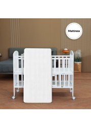 TEKNUM - 4in1 Wooden Bed Side w/ Storage and Height Adjustments - White