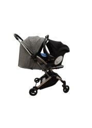 Youbi Toddler German Travel System with New Born Attachment - Grey