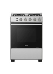 Hisense 4 Burners Gas Cooker HFG60121X Silver