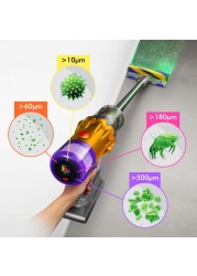 Dyson V12 Detect Slim Absolute With Laser Head, Yellow/Nickel