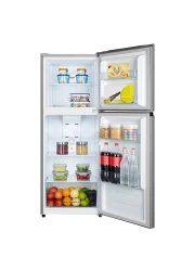Hisense Double Door Top Mount Refrigerator RT264N4DGN Silver 264L