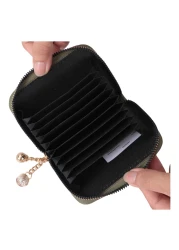 La Collections TU Small Wallet for Women Dark Green