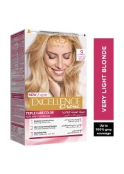 L&#39;Oreal Paris Excellence Cream Triple Care Permanent Hair Colour 9 Very Light Blonde