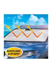 Car Windshield Sun Shade Umbrella Foldable Car Umbrella Sunshade Cover UV Block Car Front Window Heat Insulation Protection for Auto Windshield Covers Trucks Cars Large