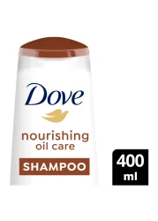 Dove Shampoo for Frizzy and Dry Hair Nourishing Oil Care Nourishing Care for up to 100% Smoother Hair 400ml