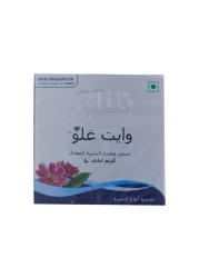 لوتس هربلز وايت غلو كريم لتبييض وتفتيح البشرة مع كريم مبيض لتدليك البشرة، 60 غرامًا.