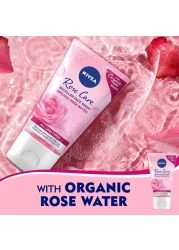 NIVEA Face Wash Micellar Rose Care with Organic Rose All Skin Types 150ml