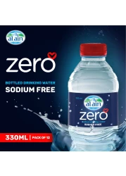 العين زيرو ماء صالح للشرب بدون صوديوم 330 ملل