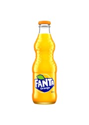 Fanta Orange Carbonated Soft Drink Glass Bottle 250ml