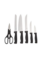 Prestige Knife Block Set Multicolour 7 PCS
