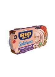 Rio Mare Salatuna Beans with Carrots Peppers and Olives, 160g Pack of 2