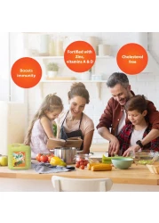 عافية زيت عباد الشمس النقي الغني بفيتامينات أ د والزنك في زجاجة 9 لتر