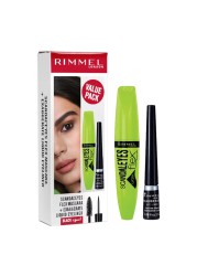 Rimmel London Scandal Eyes Flex Mascara & Exaggerate Liquid Eyeliner Pack