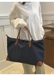 Minimalist Fashionable Creative Fitness Sports Travel Carry On Luggage Tote Shopping Bag Large Capacity Large School Tote Bag Multiple Compartments Perfect For Beach School Work Daily Use