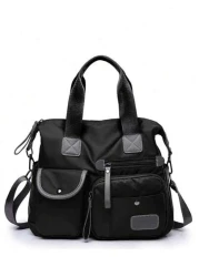 حقيبة كتف للنساء حقائب نايلون حقائب يد مقاومة للماء حقيبة عبر الجسم سعة كبيرة متعددة الوظائف حقيبة تسوق للسفر