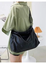 Lightweight Business Casual Minimalist Shoulder Tote Bag For Teen Girls Women College Students Rookies White Collar Workers Perfect For Office College Work Business Commute Outdoors Travel Outings Fas