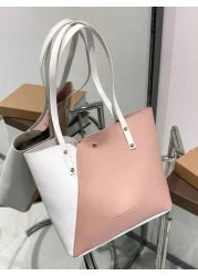 Tote Bag For Girls Lightweight Faux Leather With Top Handle Perfect For Daily Commute Travel Tote Bags For Ladies