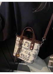 New Chinese Style Embroidered Small Handbag For Women 2025 New Fashion Shoulder Bucket Bag Stylish Spring Summer Versatile Crossbody Bag Best Mothers Day Gifts Women