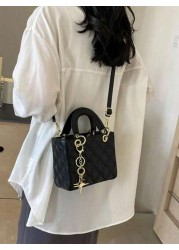 Dedoo Small And Niche High End Daifei Handbag For Women 2024 Fashionable New Diamond Grid Handbag Shoulder Crossbody Bag Christmas Gift Travel Party Travel Best Mothers Day Gifts Women
