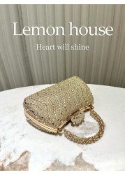 1pc Luxury Rhinestone Bling Women Handbag Elegant Evening Clutch Purse For Party Wedding Formal Occasion Tready Party Bags Perfect For Party Wedding Prom Dinner Banquet