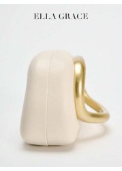 White PU Leather Clutch Ideal For Valentine s Day Comfortable And Fashionable Fashion Handbag Personalized Gift Option Accessory 2025 Chic Style For All Occasions Luxury Feel At Affordable Price Essen